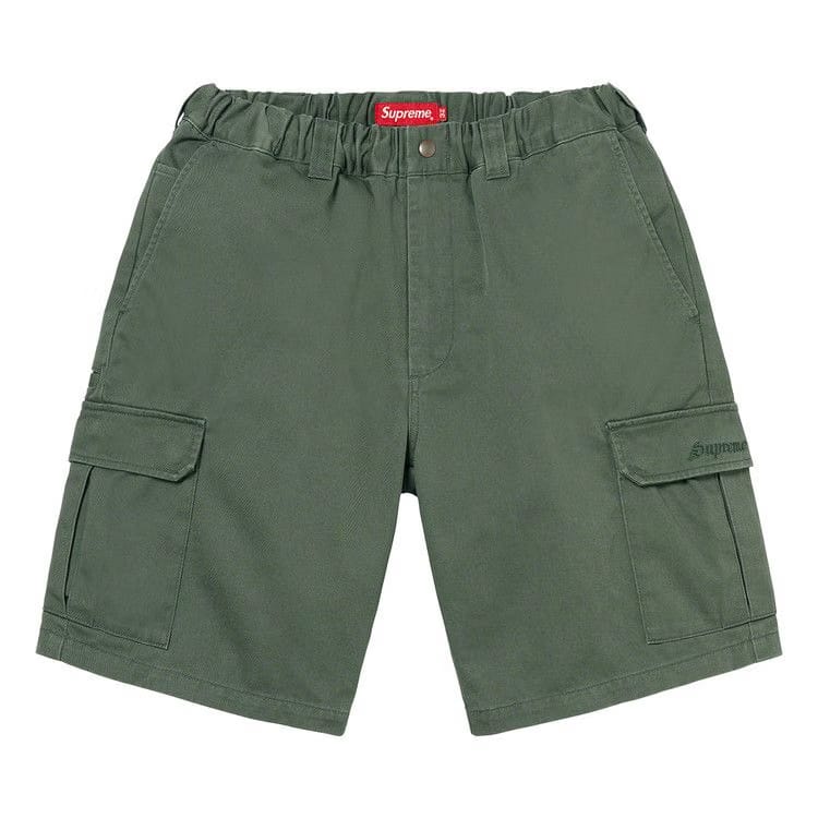 Supreme Cargo Work Shorts Olive