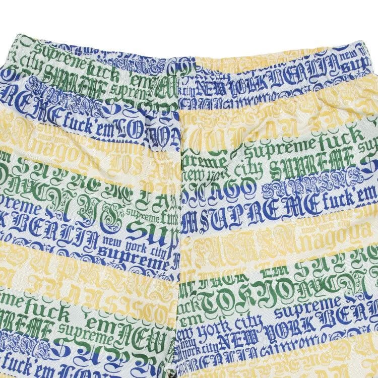 Supreme Cities Jacquard Shorts Multicolor