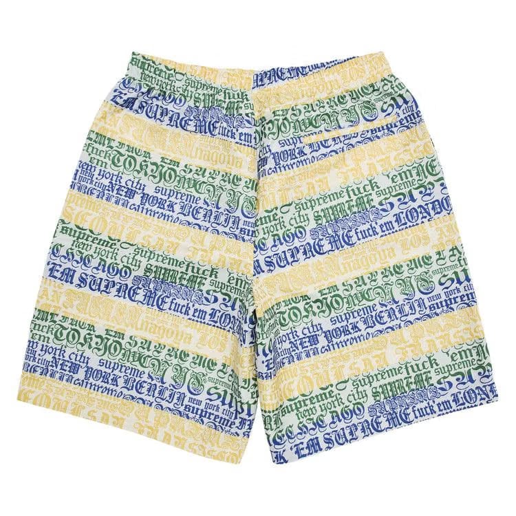 Supreme Cities Jacquard Shorts Multicolor