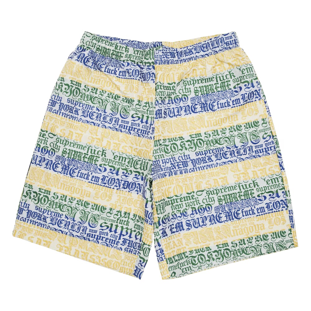 Supreme Cities Jacquard Shorts Multicolor