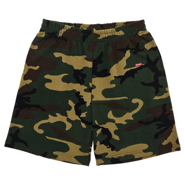 Supreme Small Box Sweatshort Woodland Camo
