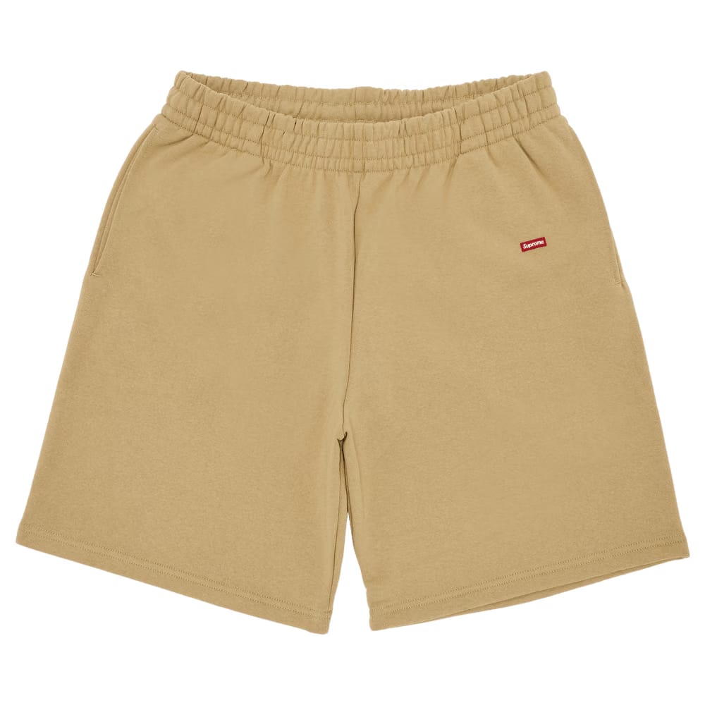 Supreme Small Box Sweatshort Dark Tan