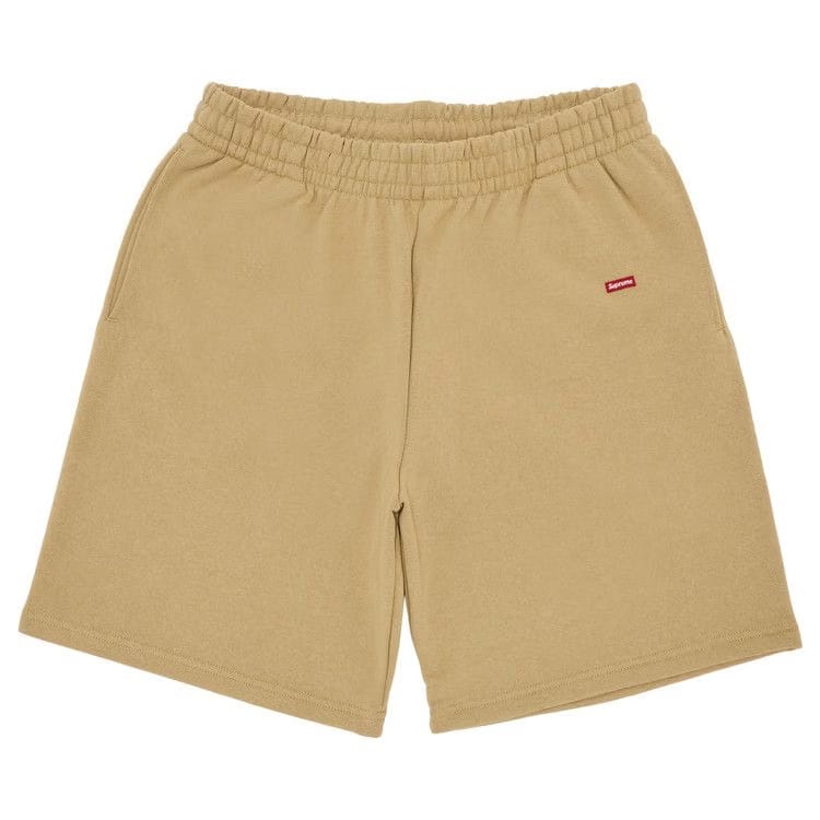 Supreme Small Box Sweatshort Dark Tan