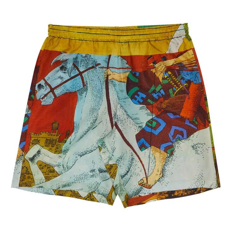 Supreme Ronin Silk Shorts Gold