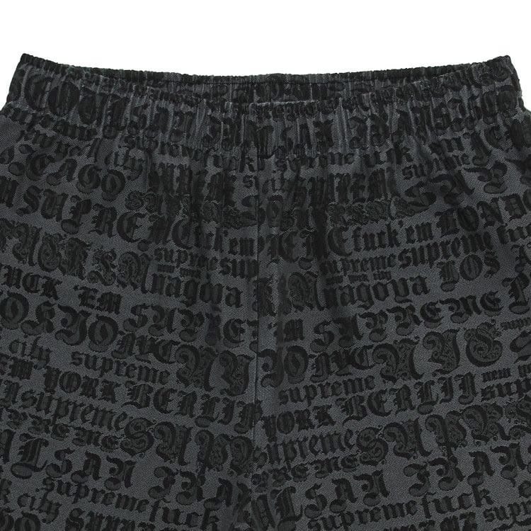 Supreme Cities Jacquard Shorts Black