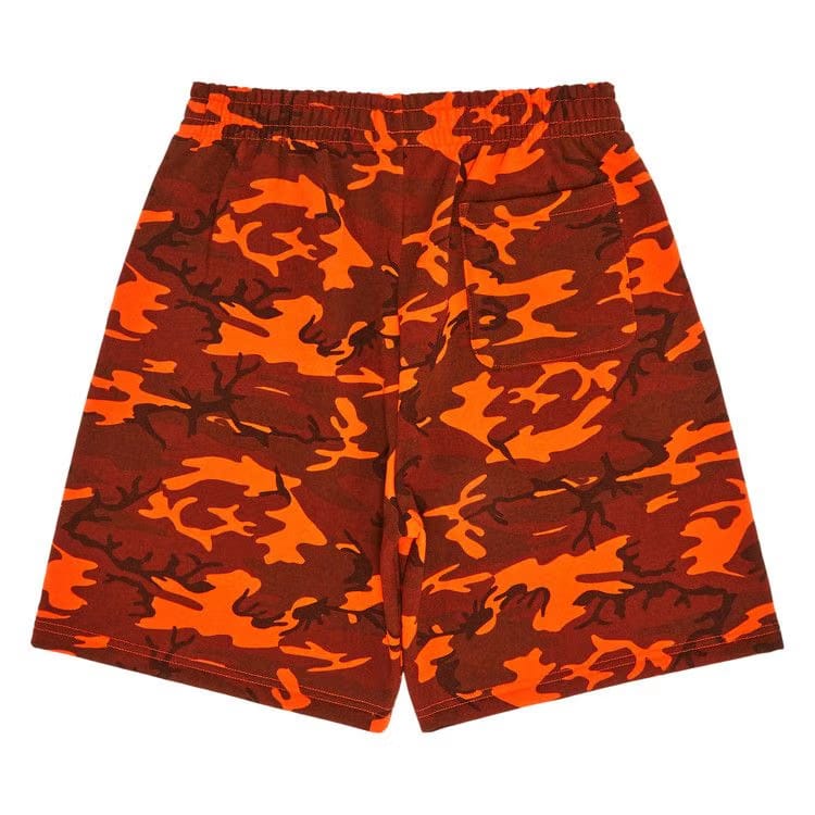 Supreme Small Box Sweatshort Bright Orange Camo