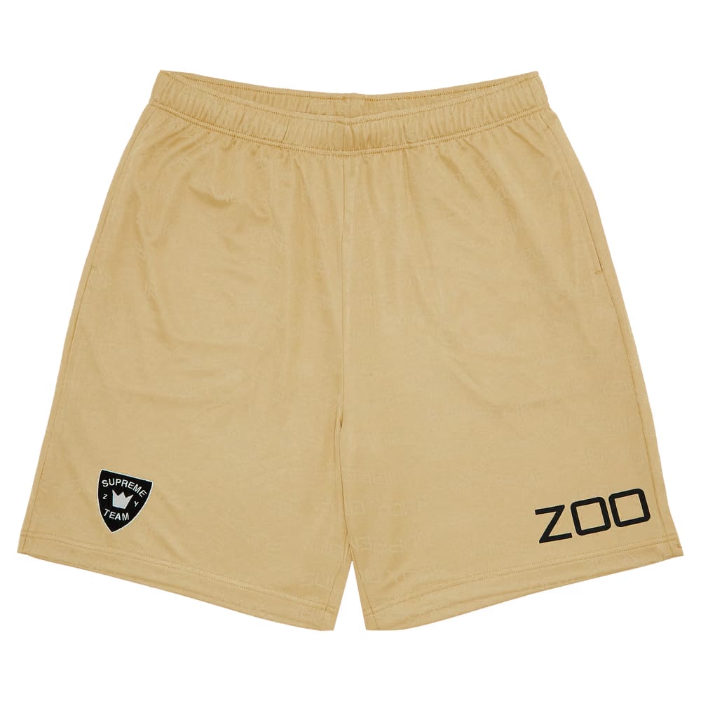 Supreme x Zoo York Soccer Shorts Gold