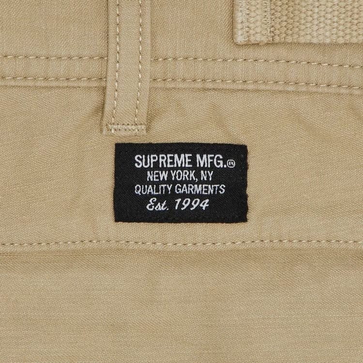 Supreme Cargo Shorts Tan