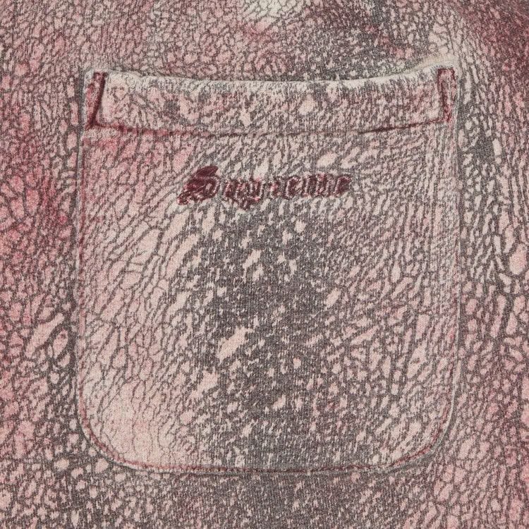 Supreme Crackle Sweatshort Red