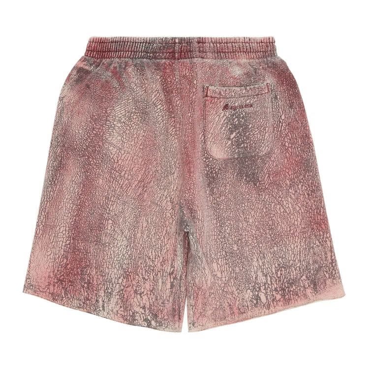 Supreme Crackle Sweatshort Red