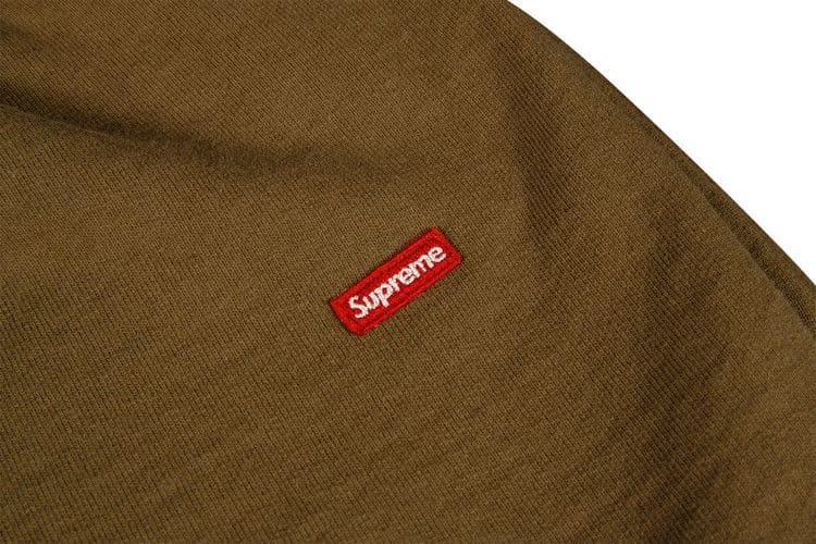 Supreme Small Box Sweatshort Olive Brown