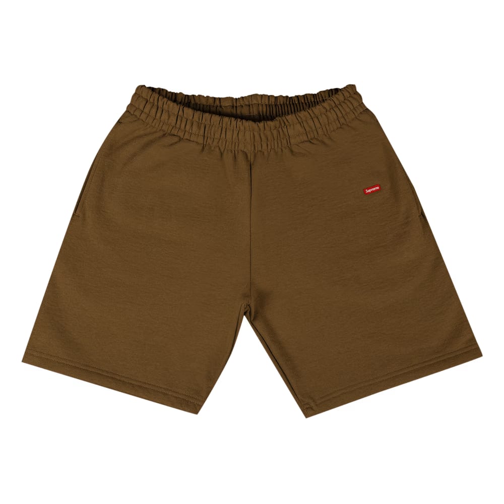 Supreme Small Box Sweatshort Olive Brown