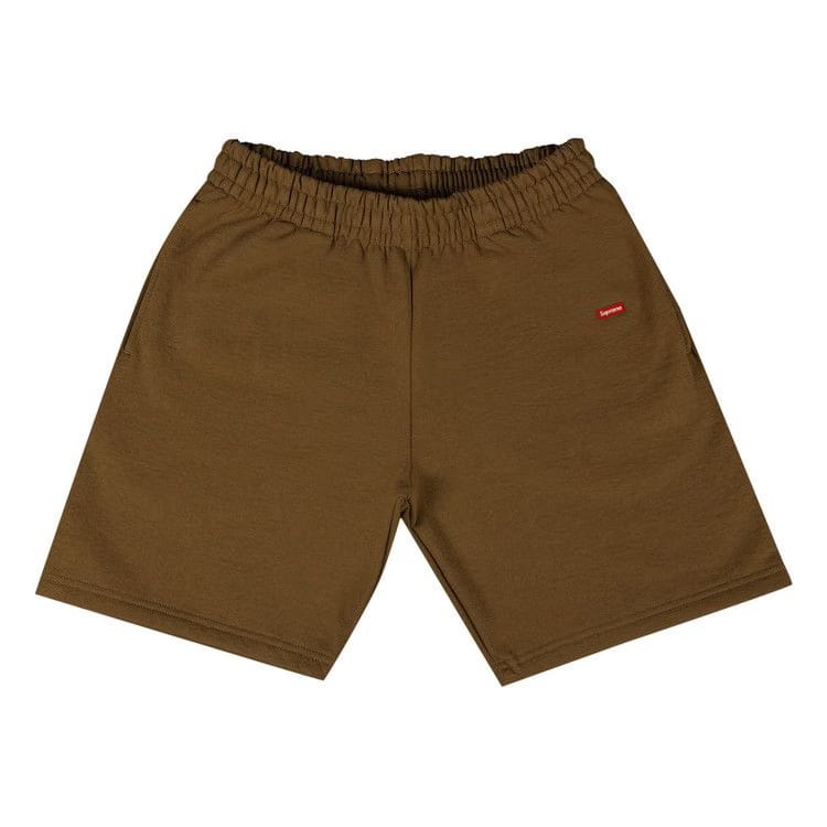 Supreme Small Box Sweatshort Olive Brown