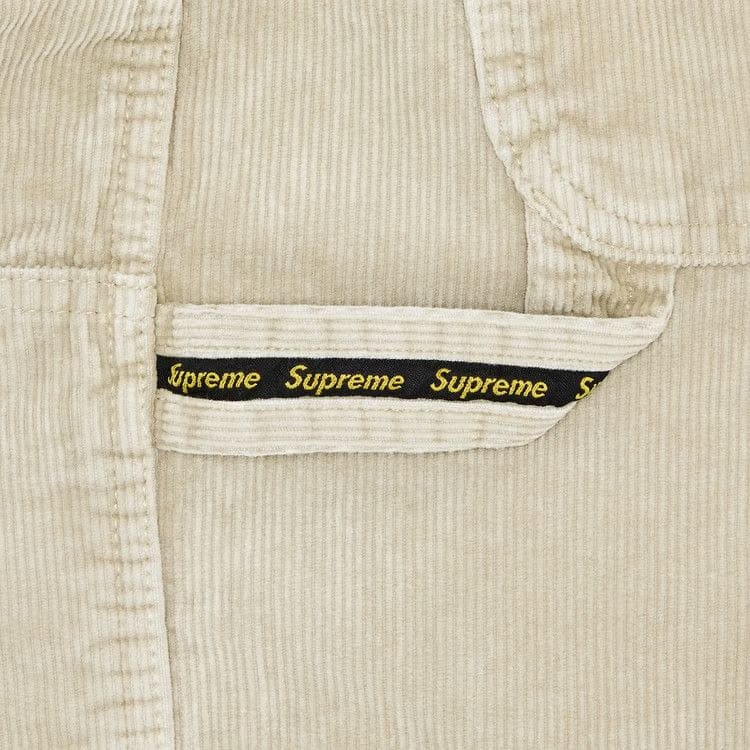 Supreme Washed Corduroy Double Knee Painter Shorts Tan