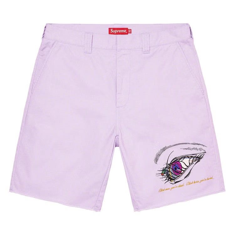 Supreme Aeon Flux Work Shorts Lavender