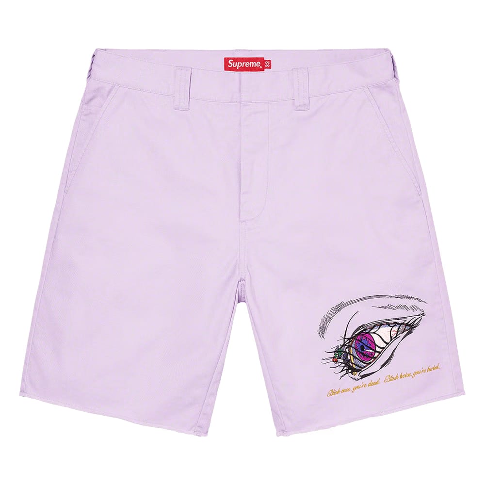 Supreme Aeon Flux Work Shorts Lavender