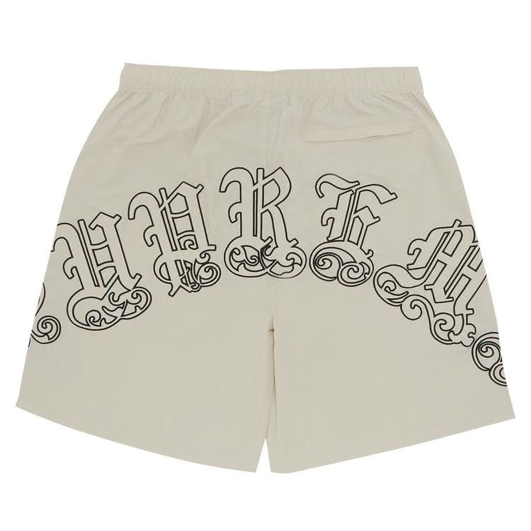 Supreme Old English Nylon Shorts Stone