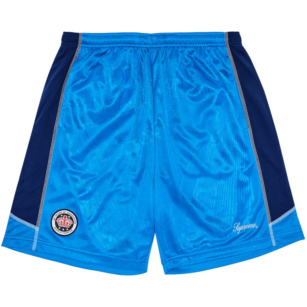 Supreme Jacquard Soccer Shorts Blue