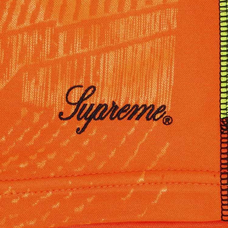 Supreme Jacquard Soccer Shorts Orange