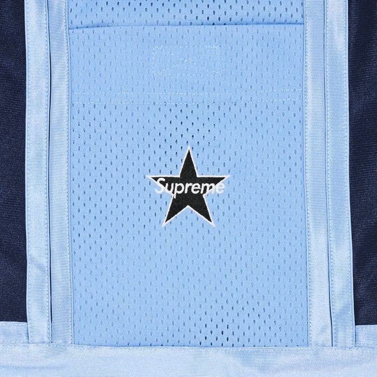 Supreme Side Pocket Basketball Shorts Blue