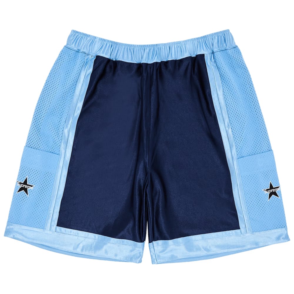 Supreme Side Pocket Basketball Shorts Blue