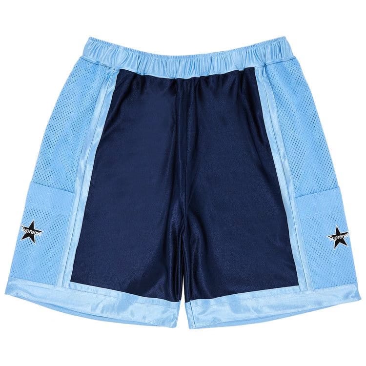 Supreme Side Pocket Basketball Shorts Blue