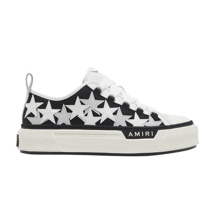 Amiri Stars Court Low Black White