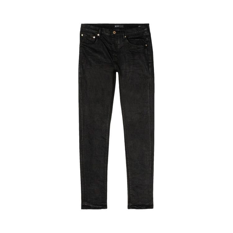PURPLE BRAND Low Rise Skinny Jeans Black
