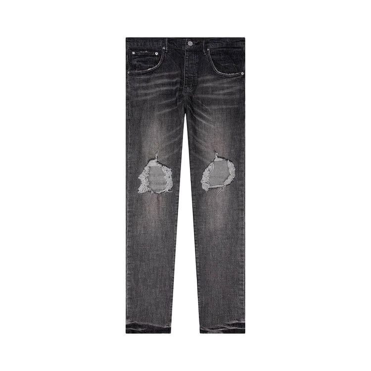 PURPLE BRAND Dirty Blowout Jeans Grey