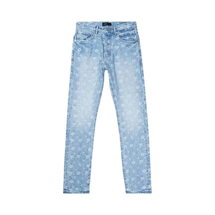 PURPLE BRAND Monogram Jeans Light Indigo