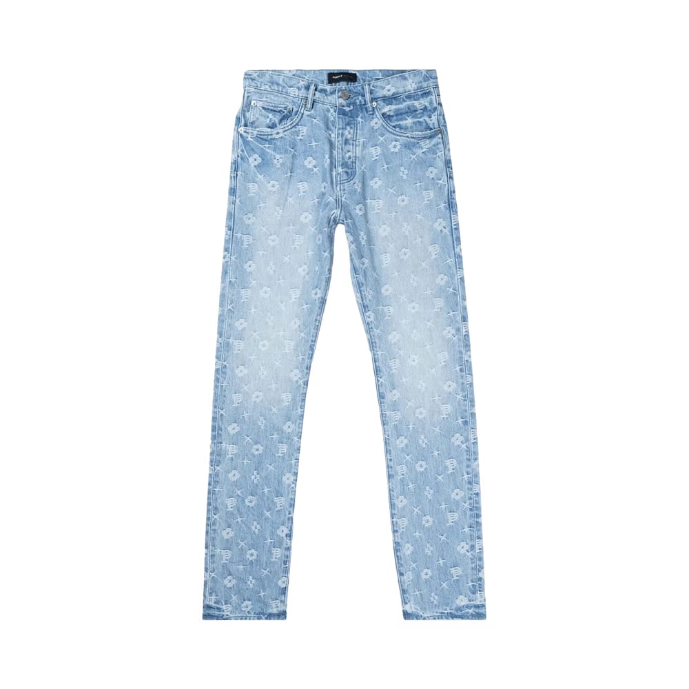 PURPLE BRAND Monogram Jeans Light Indigo