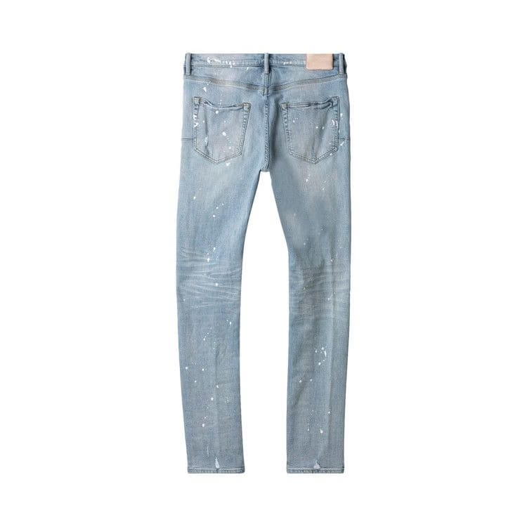 PURPLE BRAND Paint Jeans Light Indigo