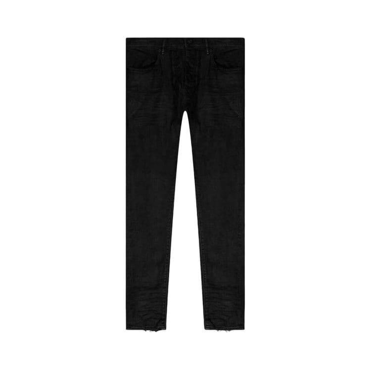 PURPLE BRAND Low Rise Skinny Fit Jeans Black Resin