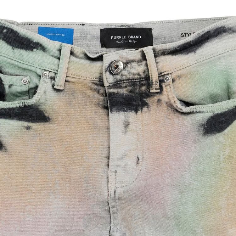 PURPLE BRAND Muted Skinny Jeans Acid Camo