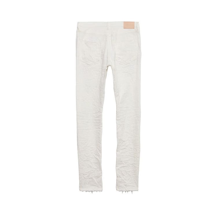 PURPLE BRAND Low Rise Skinny Jeans Optic White