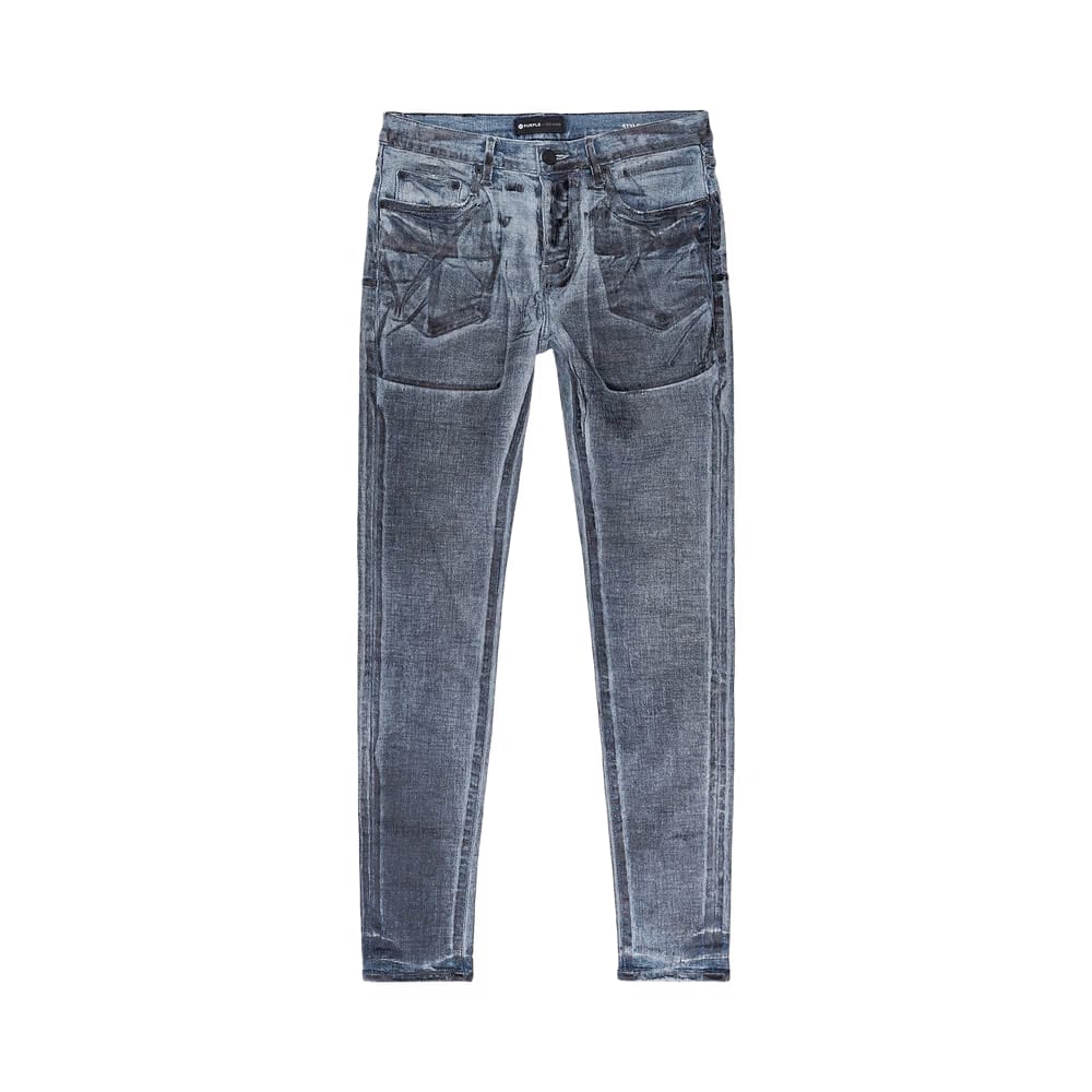 PURPLE BRAND Foil Jeans Indigo/Black