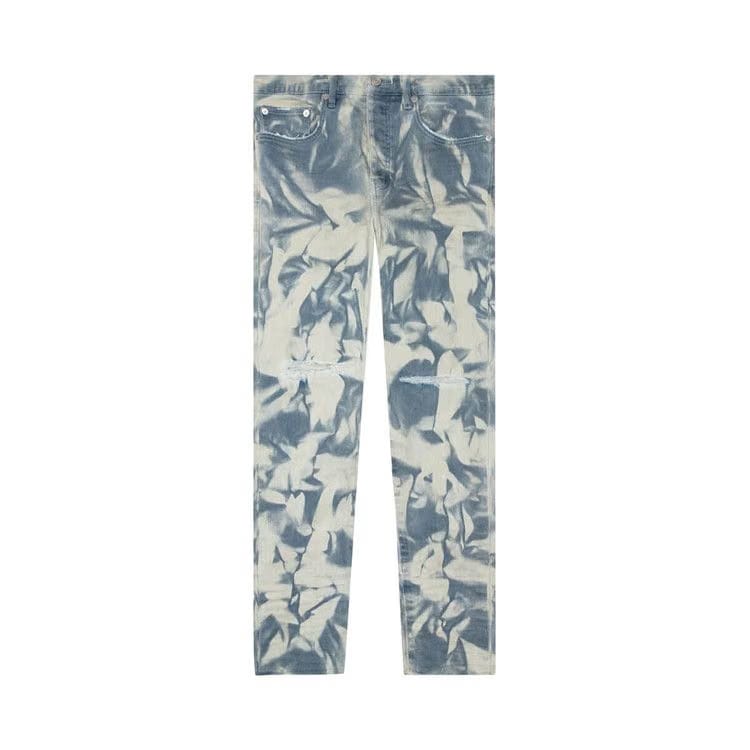 PURPLE BRAND Fatigue Marble Jeans Blue