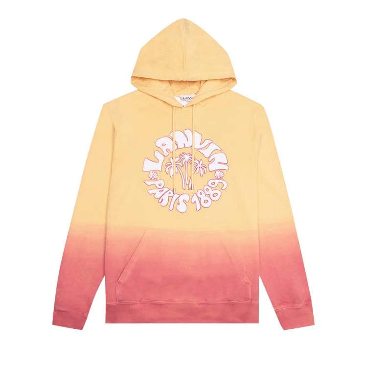 Lanvin Sponge Hoodie Teal