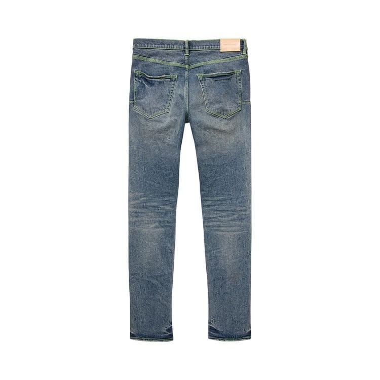 PURPLE BRAND Low Rise Skinny Jeans Light Indigo/Neon