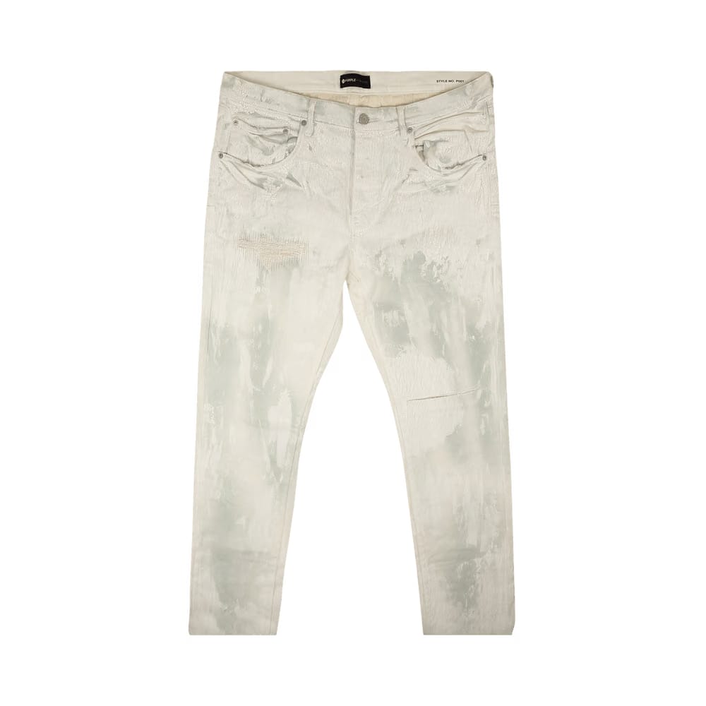 PURPLE BRAND Low Rise Skinny Jean White