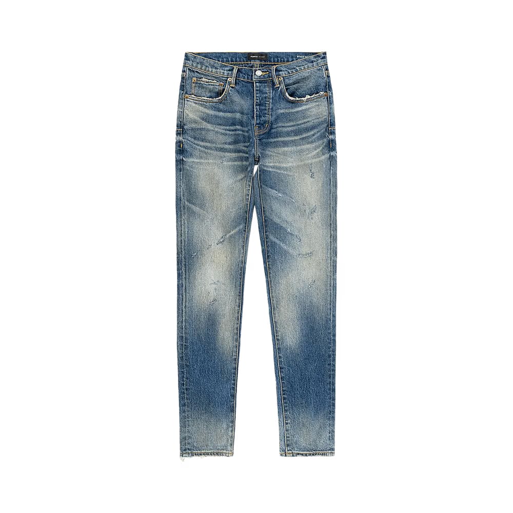 PURPLE BRAND Low Rise Slim Jeans Dark Indigo