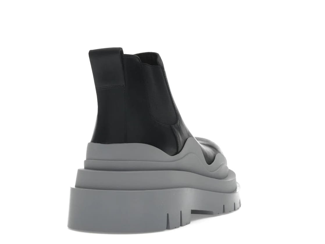 Bottega Veneta Tire Cropped Boot Black Vapor