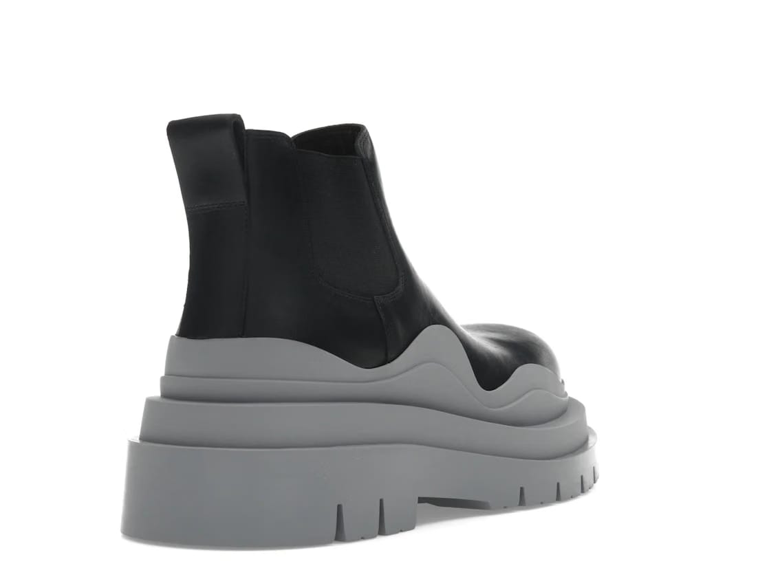 Bottega Veneta Tire Cropped Boot Black Vapor
