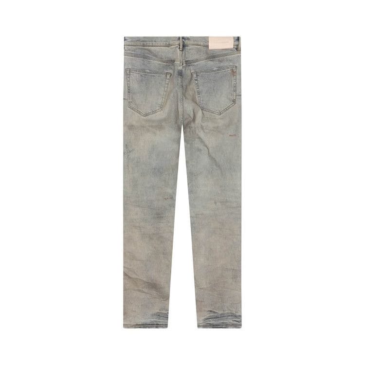 PURPLE BRAND Mid Rise Straight Jeans Light Indigo