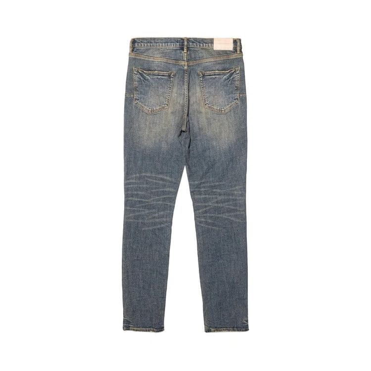 PURPLE BRAND Mid Rise Straight Jeans Mid Indigo