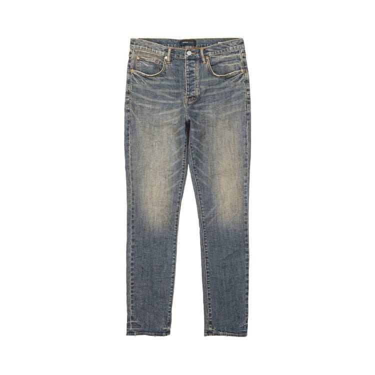 PURPLE BRAND Mid Rise Straight Jeans Mid Indigo