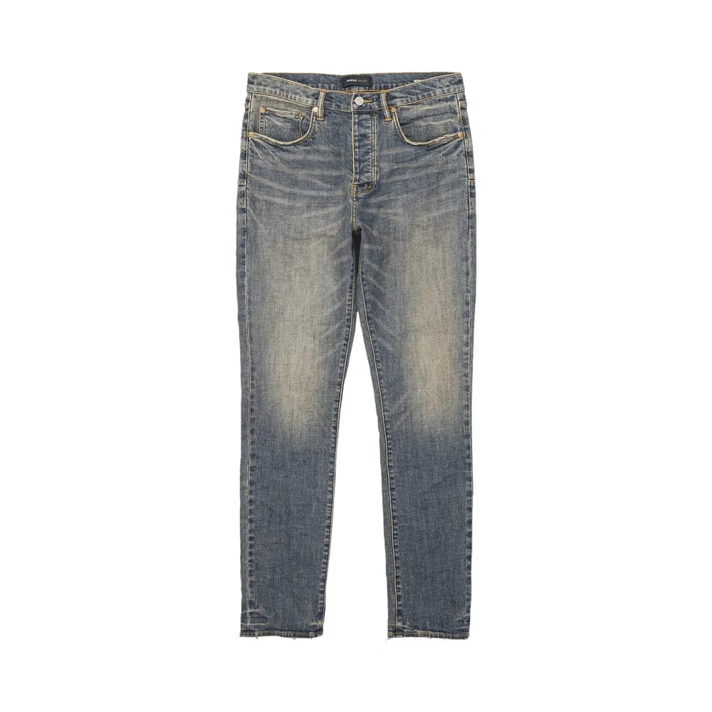 PURPLE BRAND Mid Rise Straight Jeans Mid Indigo