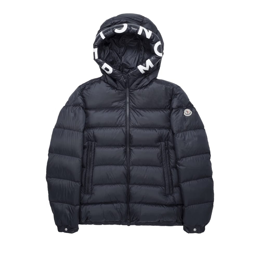 Moncler Salzman Full Zip Puffer Jacket Navy