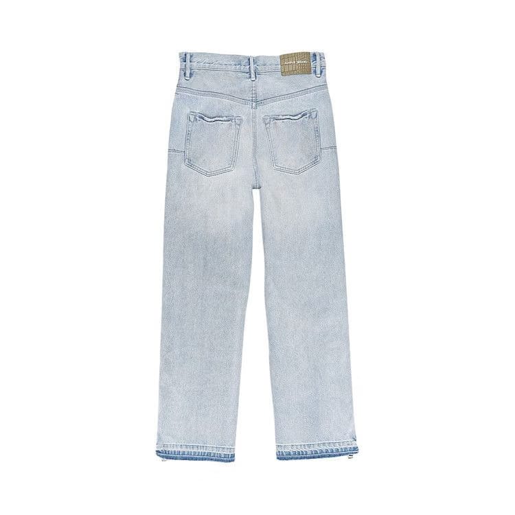 PURPLE BRAND Full Side Zip Skinny Jeans Indigo