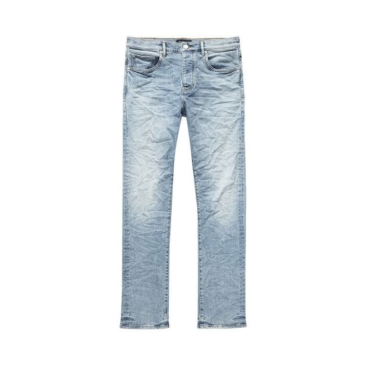 PURPLE BRAND Mid Rise Straight Jeans Faded Out